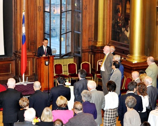 Director General Marc Su gives his welcome remarks