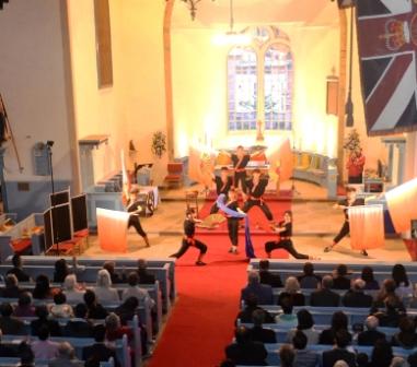 Act #6 of 2015 Taiwan Youth Ambassadors' performance at Canongate Kirk: Introduction to the Beauty of Traditional Martial Arts.