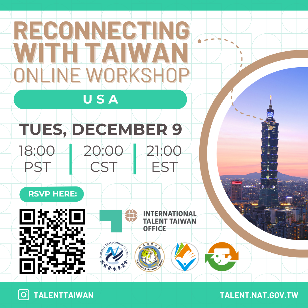 Reconnecting with Taiwan workshop