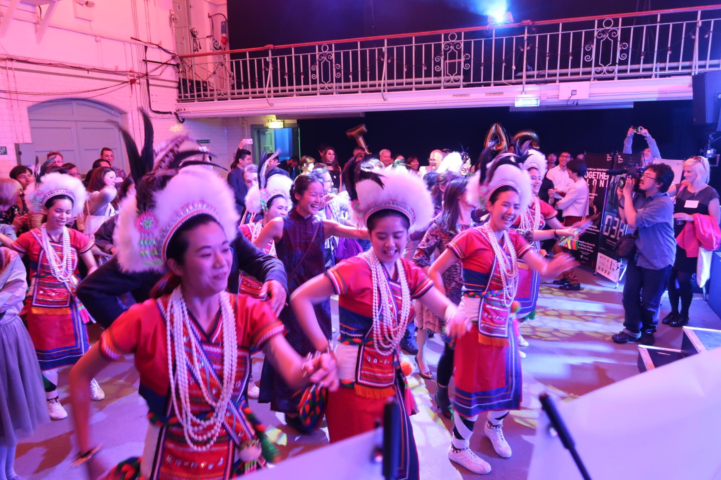 Ami tribe dance led by dancers from Hualien County, Taiwan