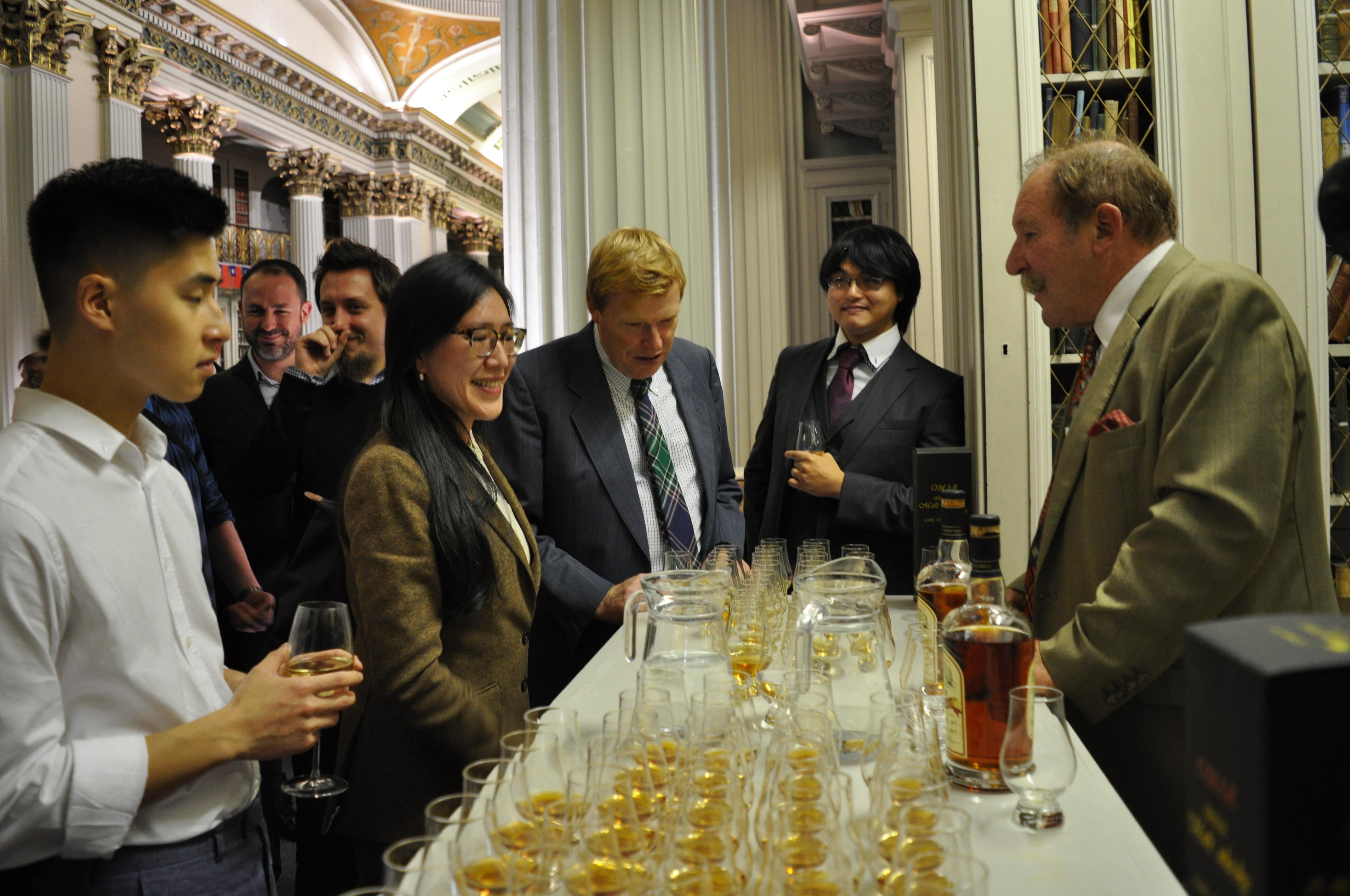 The 106th National Day Reception also features Taiwanese Whisky Tasting: OMAR from Nantou Distillery and KAVALAN from King Car Ltd.