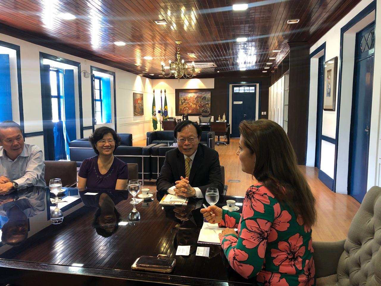 O embaixador Her fez uma visita de cortesia à Prefeitura de Fortaleza-CE, com o objetivo de estreitar os laços com o estado no final de agosto deste ano.