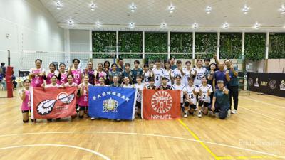 National Kaohsiung Normal University Women's Volleyball Team Joins Hands with Rangsit University in Volleyball Friendship Event